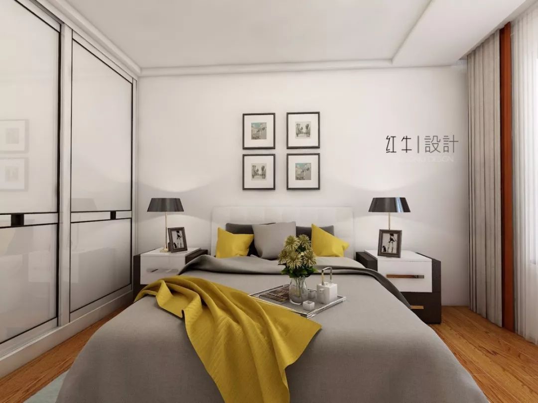 南京四季金輝90平米現(xiàn)代簡約風(fēng)格裝修 跳躍色彩讓空間更靈動05