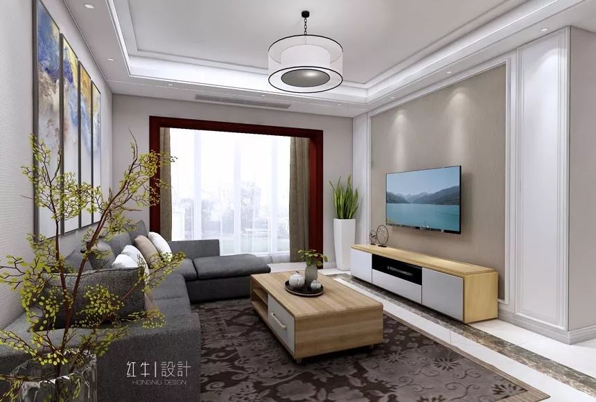 南京紫金華府114平米現(xiàn)代簡約風格裝修 三代同堂的溫馨之家02