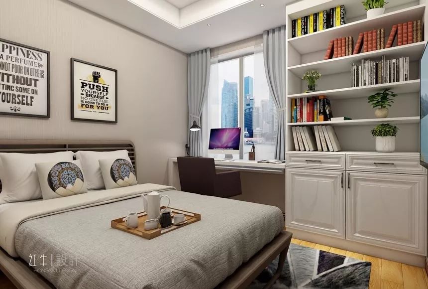 南京紫金華府114平米現(xiàn)代簡約風格裝修 三代同堂的溫馨之家08