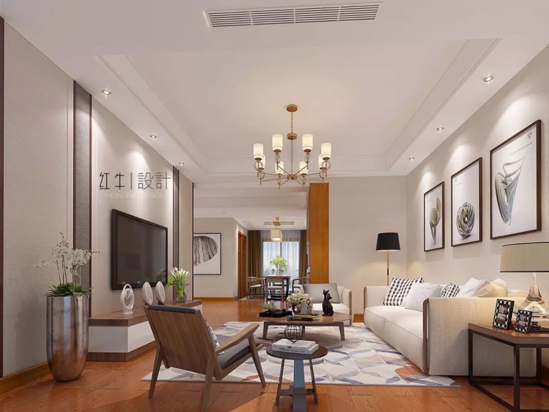 南京金城1號(hào)140平米現(xiàn)代簡約風(fēng)格裝修 以簡勝繁01