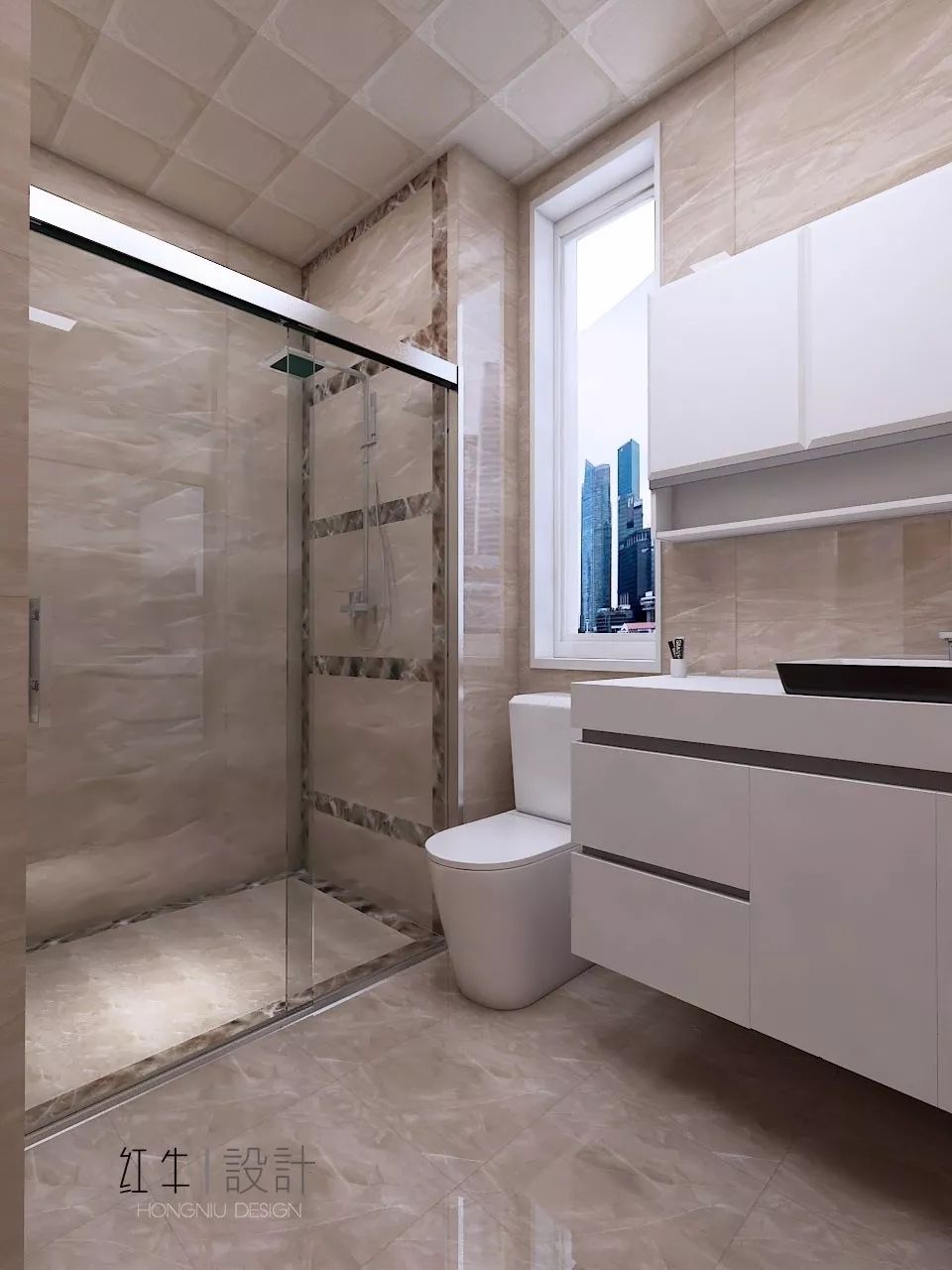 南京金城1號(hào)140平米現(xiàn)代簡約風(fēng)格裝修 以簡勝繁07