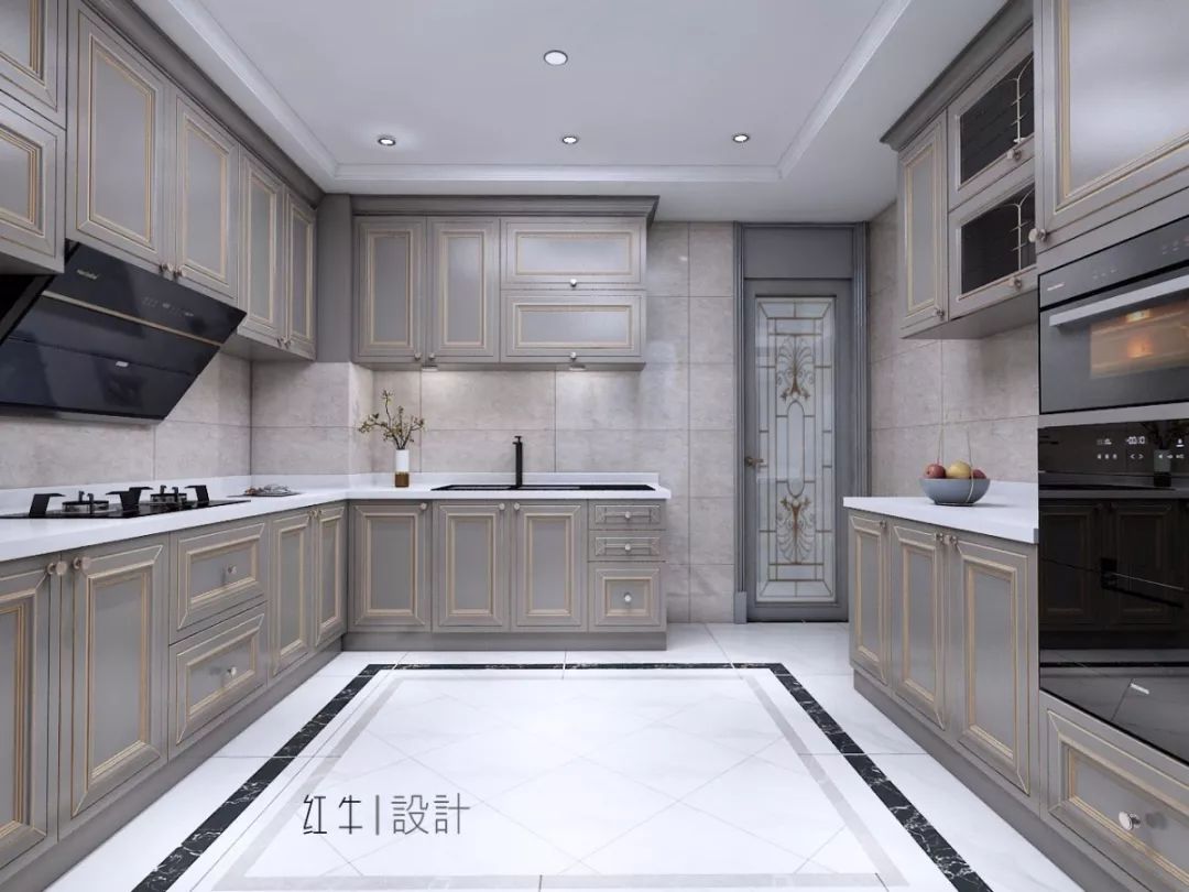 南京紫金未來城140平米簡(jiǎn)約法式風(fēng)格裝修 古典和現(xiàn)代的結(jié)合05