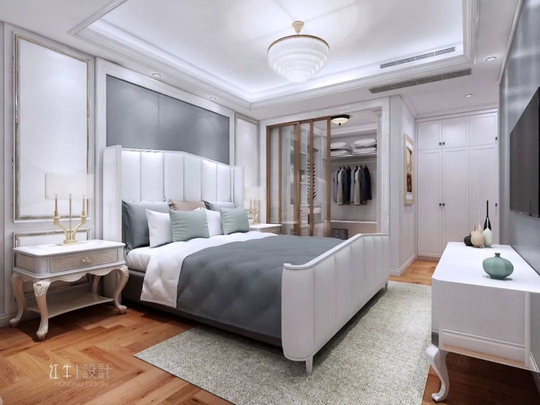 南京紫金未來城140平米簡(jiǎn)約法式風(fēng)格裝修 古典和現(xiàn)代的結(jié)合06