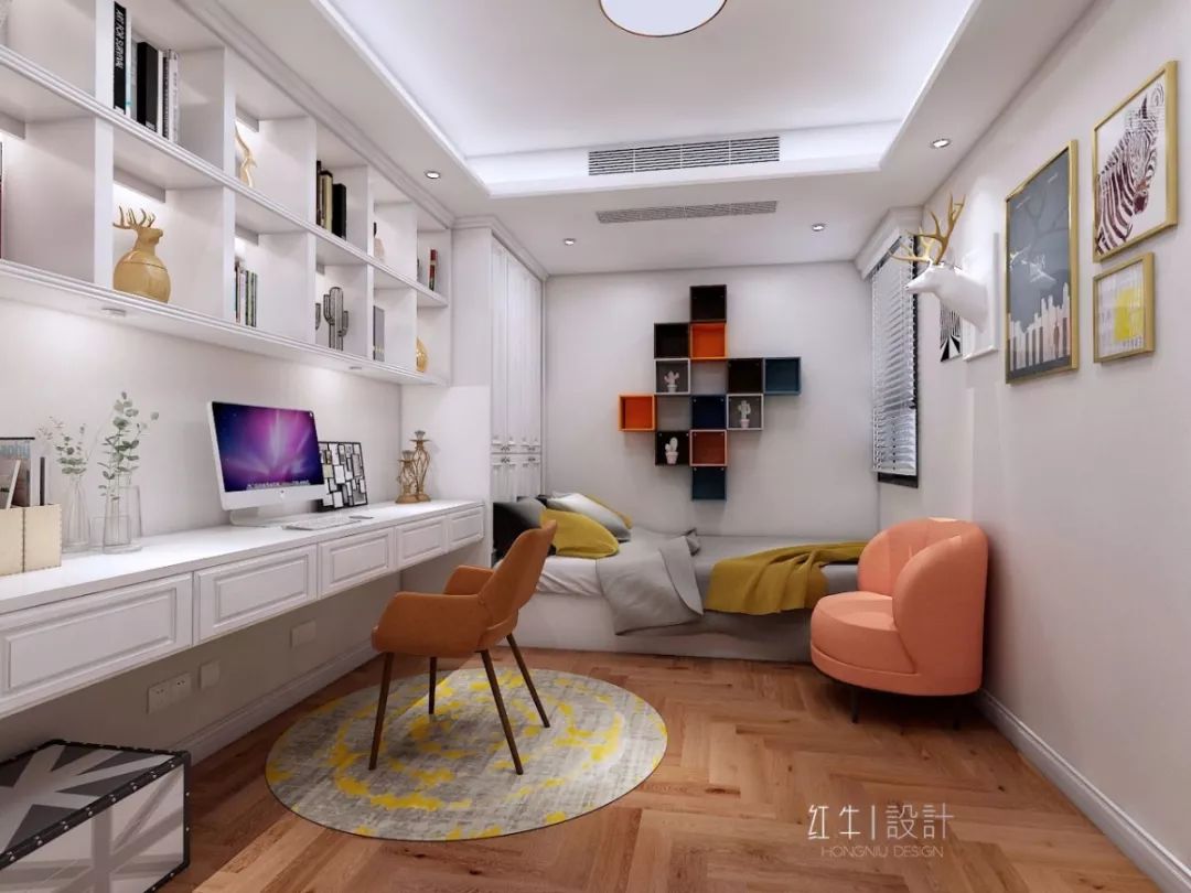 南京紫金未來城140平米簡(jiǎn)約法式風(fēng)格裝修 古典和現(xiàn)代的結(jié)合08