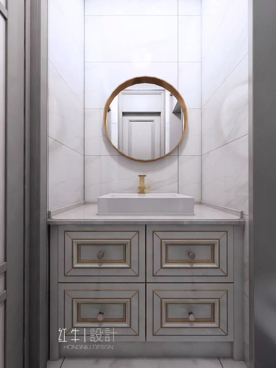 南京紫金未來城140平米簡(jiǎn)約法式風(fēng)格裝修 古典和現(xiàn)代的結(jié)合09