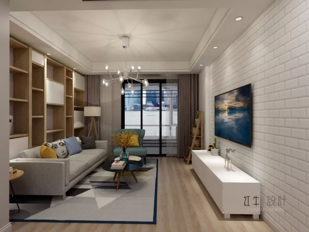 南京威尼斯水城89平米北歐風(fēng)格裝修 舒適溫馨之家02