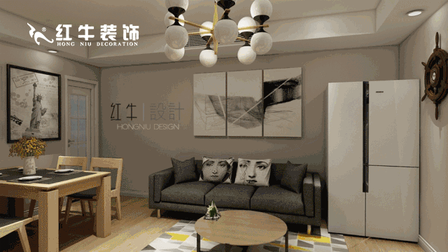 南京云南路西橋花苑79平米現(xiàn)代簡約風(fēng)格裝修 溫馨浪漫01紅牛裝飾