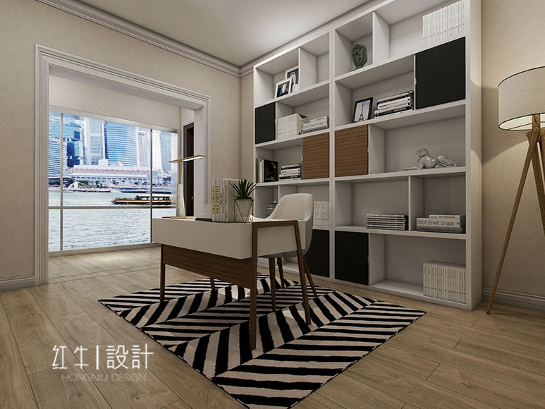 水印580_劉萍萍_南京市江寧區(qū)五礦瀾悅方山115㎡簡約現(xiàn)代風格裝修_書房