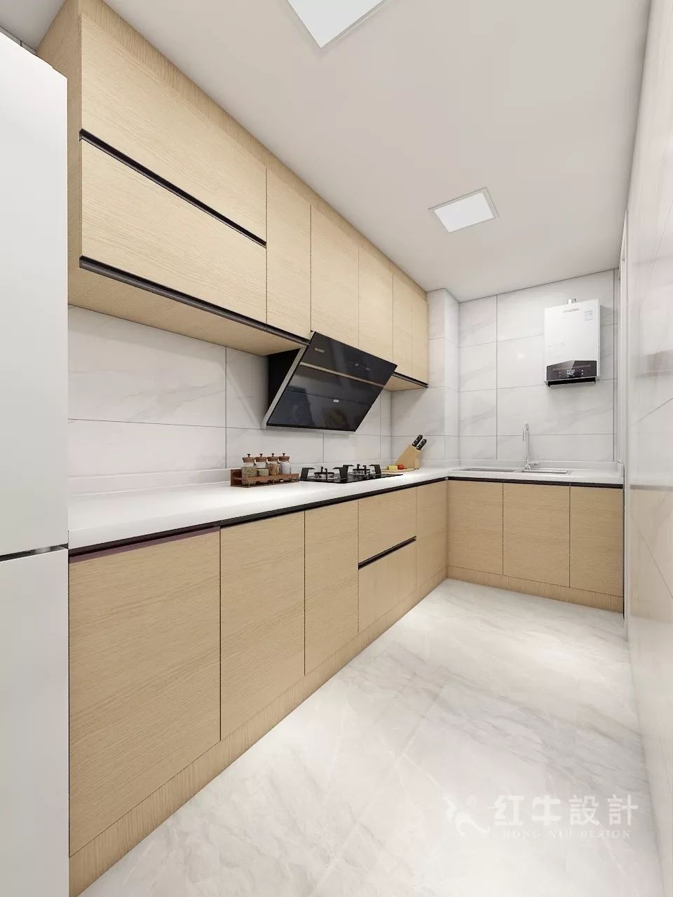 南京萬(wàn)達(dá)茂99㎡北歐風(fēng)格--摒棄繁瑣的裝飾，打造簡(jiǎn)潔明亮的家居空間！06廚房