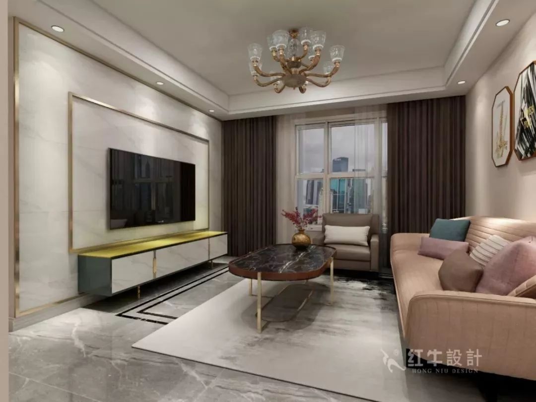 南京海賦尚城122㎡現(xiàn)代風(fēng)格--打造高品質(zhì)時尚家居04客廳