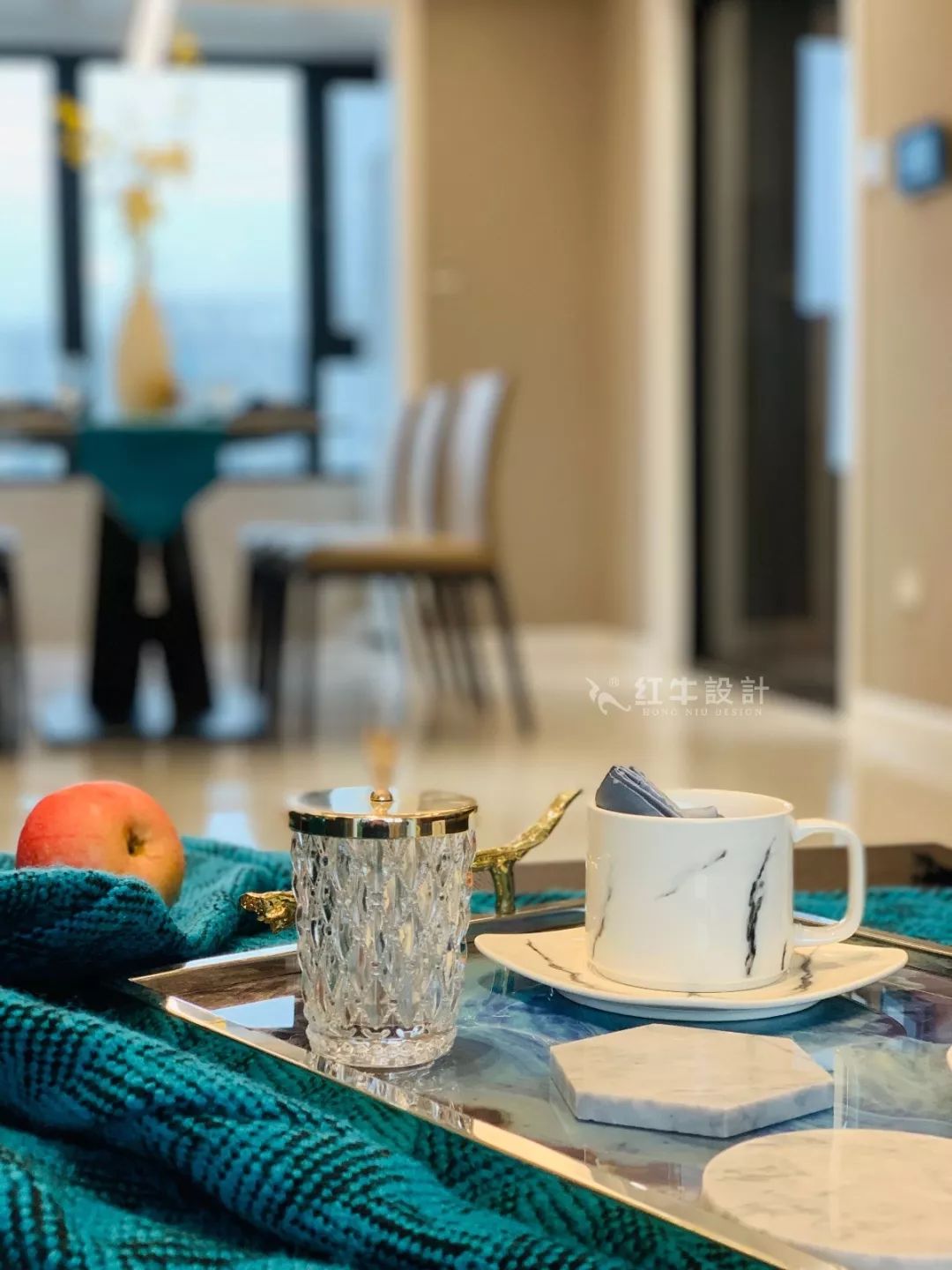 南京保利國(guó)際社區(qū)140㎡現(xiàn)代風(fēng)格--四室二廳大戶型，寬敞開(kāi)闊又舒適！06客廳設(shè)計(jì)