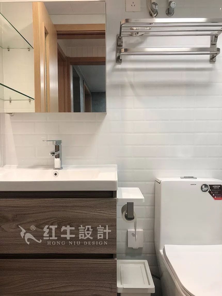 南京后宰門街75㎡北歐風格--美翻了的家庭小院09衛(wèi)生間設計