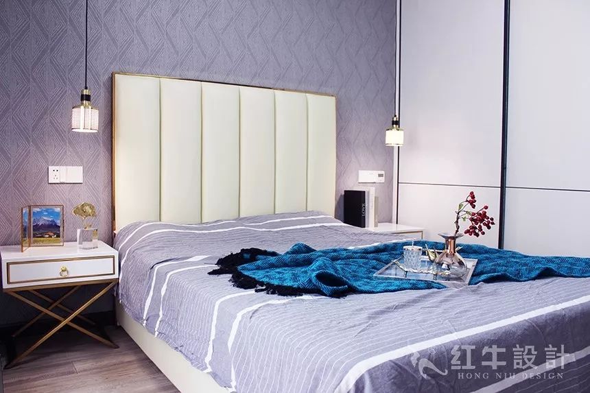 南京春江紫宸90㎡簡約風(fēng)格--家有“小熊”08臥室設(shè)計(jì)