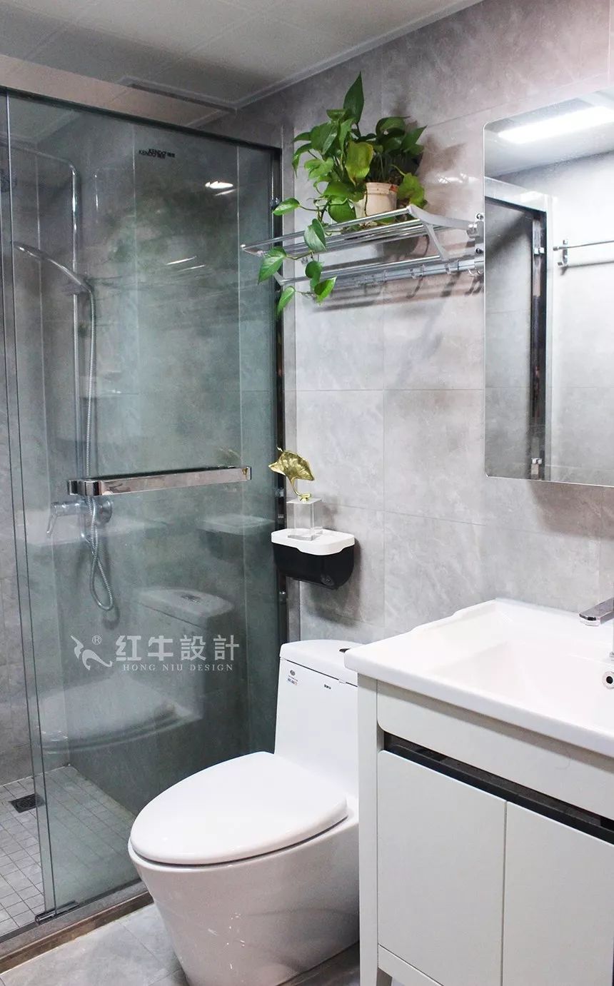 南京春江紫宸90㎡簡約風(fēng)格--家有“小熊”11衛(wèi)生間設(shè)計(jì)