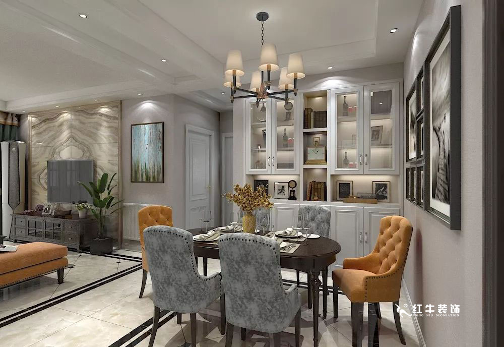 南京萬科光明城市115㎡簡美風(fēng)格--適合三代人的家居環(huán)境06餐廳設(shè)計(jì)+logo