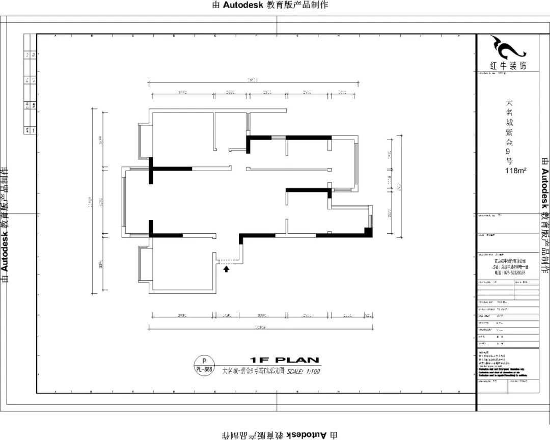 魏明花_紅牛設(shè)計(jì)--大名城 · 紫金九號(hào)118㎡輕奢風(fēng)格02戶型分析