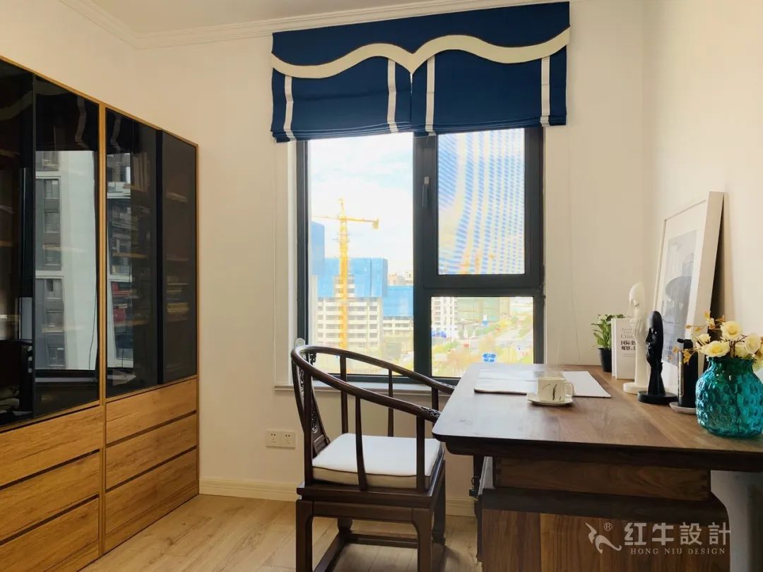 孟憲濤_保利國(guó)際社區(qū)115㎡現(xiàn)代北歐--簡(jiǎn)潔明亮之家，一人獨(dú)居太愜意！17實(shí)景效果_書房