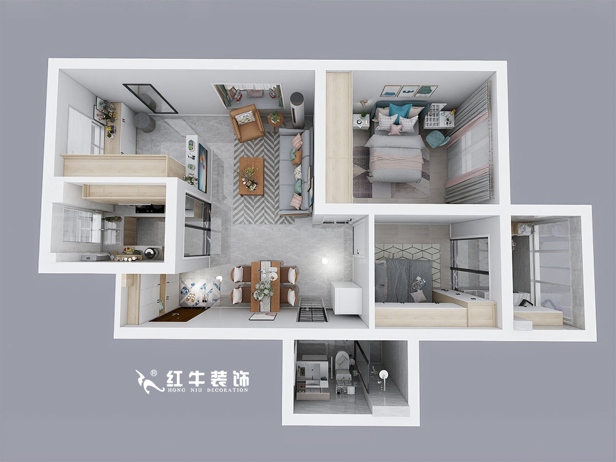 熊皓宇_疊水園4-20013-85㎡-北歐風(fēng)格_鳥瞰圖