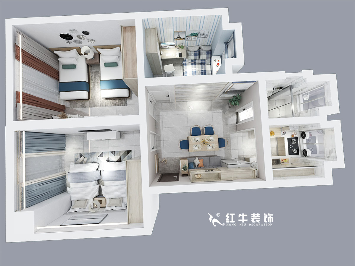 仇美蓉_苜蓿園大街1號49-106(苜蓿園東街1號49-106)-70㎡-北歐風格_鳥瞰圖