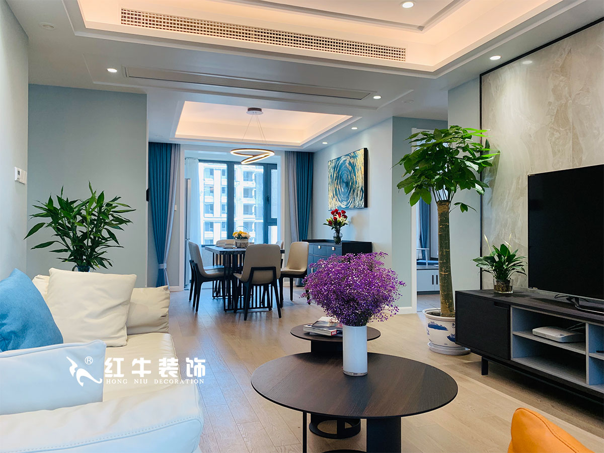 陸利民_保利國際社區(qū)3-2703-115㎡-現(xiàn)代風(fēng)格（3室2廳1廚2衛(wèi)2陽臺(tái)￥183429）02客餐廳