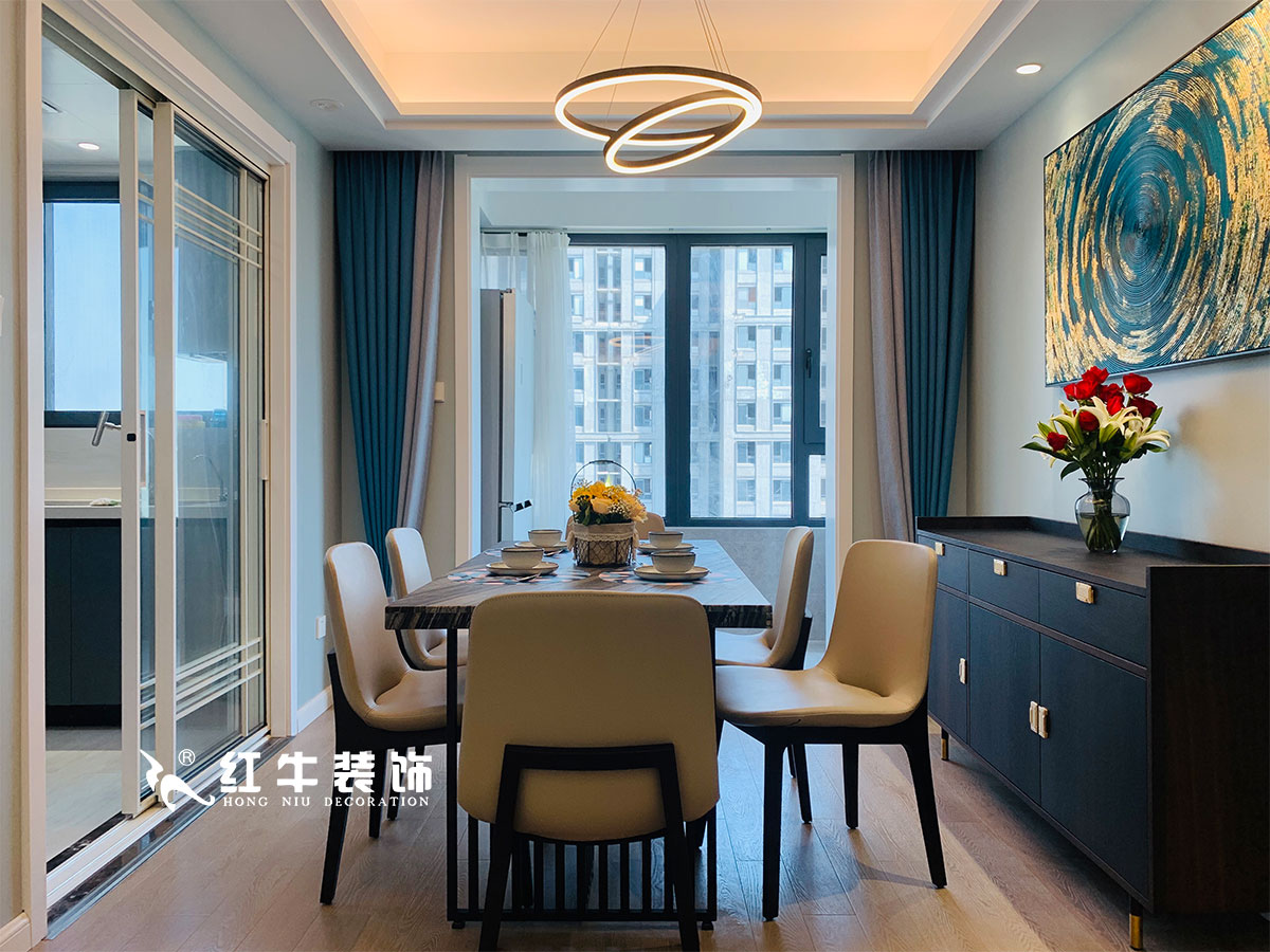 陸利民_保利國際社區(qū)3-2703-115㎡-現(xiàn)代風(fēng)格（3室2廳1廚2衛(wèi)2陽臺(tái)￥183429）05餐廳