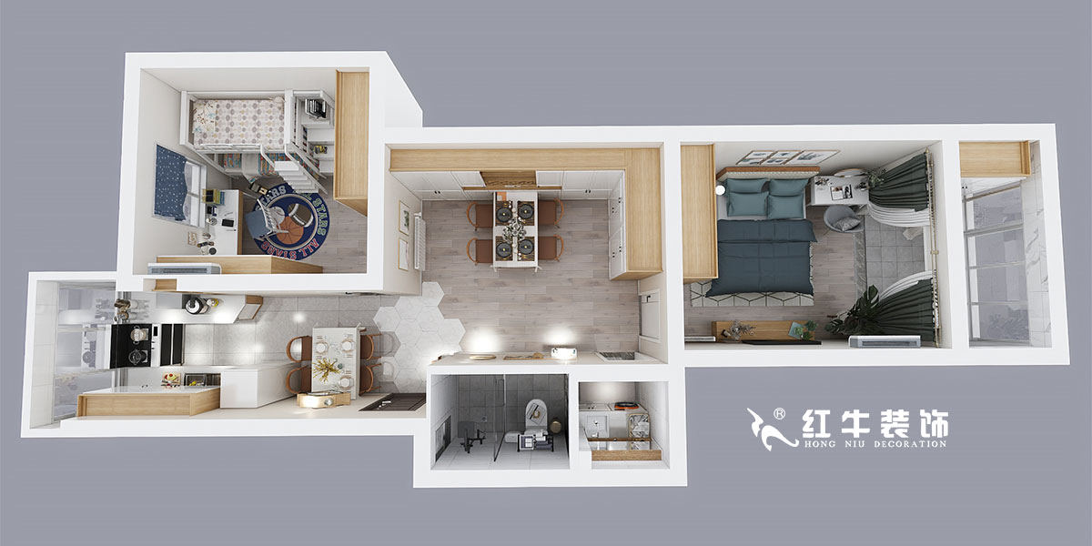 孟憲濤_寧工新寓144號(hào)501-70㎡-現(xiàn)代北歐風(fēng)格00鳥(niǎo)瞰圖