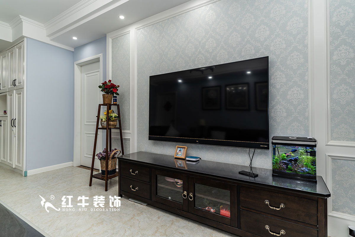 +logo_魏明花_華府國際-117㎡-簡美風(fēng)格（3室2廳2衛(wèi)，全包16萬）04客廳電視背景墻_華府-17