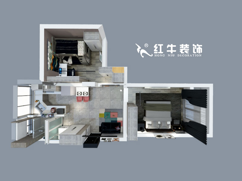 孟憲濤_高云嶺41號1-401-70㎡-現(xiàn)代風(fēng)格00鳥瞰圖