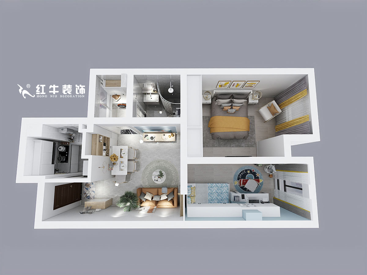 熊皓宇_齊修南苑1-1-1305-60㎡-現(xiàn)代風格00鳥瞰圖