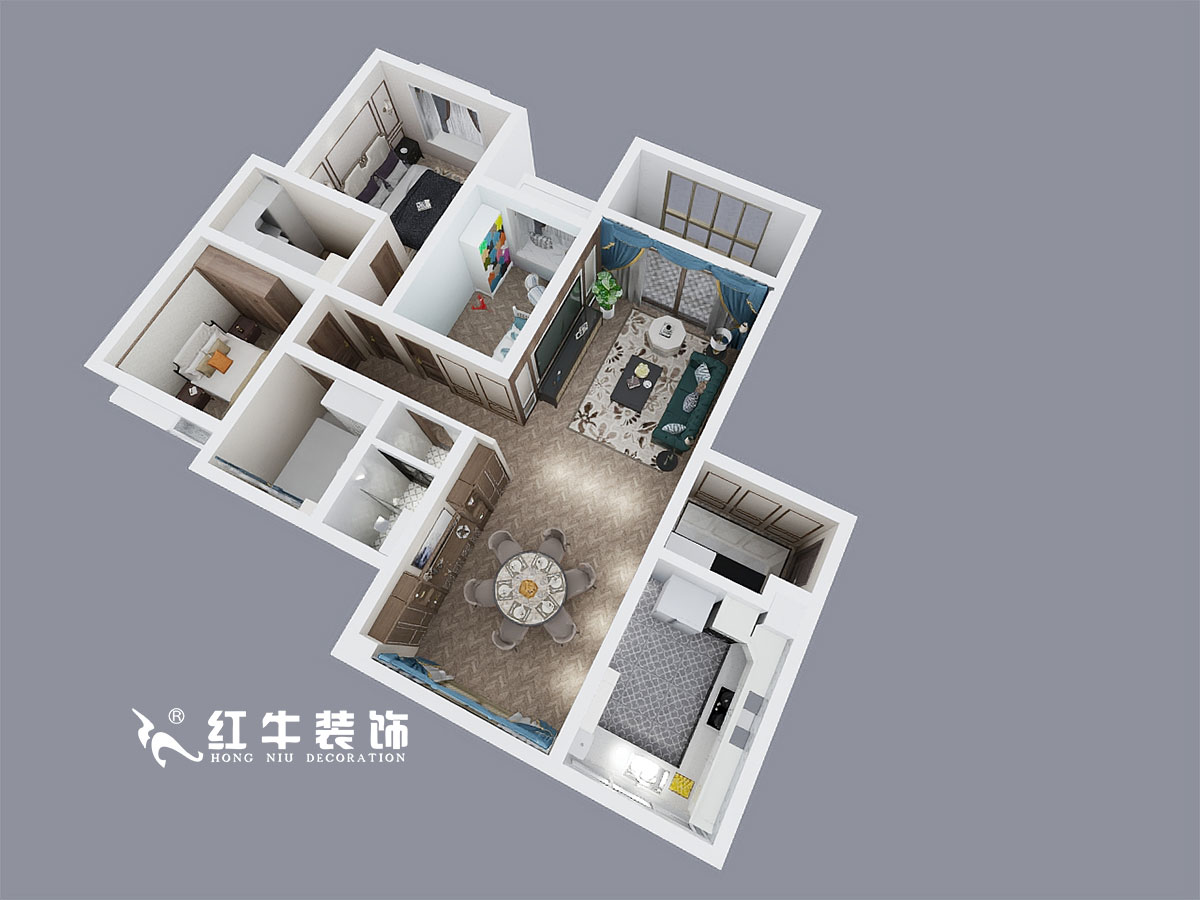 陸利民_雅居樂濱江國際13-1-2501-140㎡-美式輕奢風格00鳥瞰圖