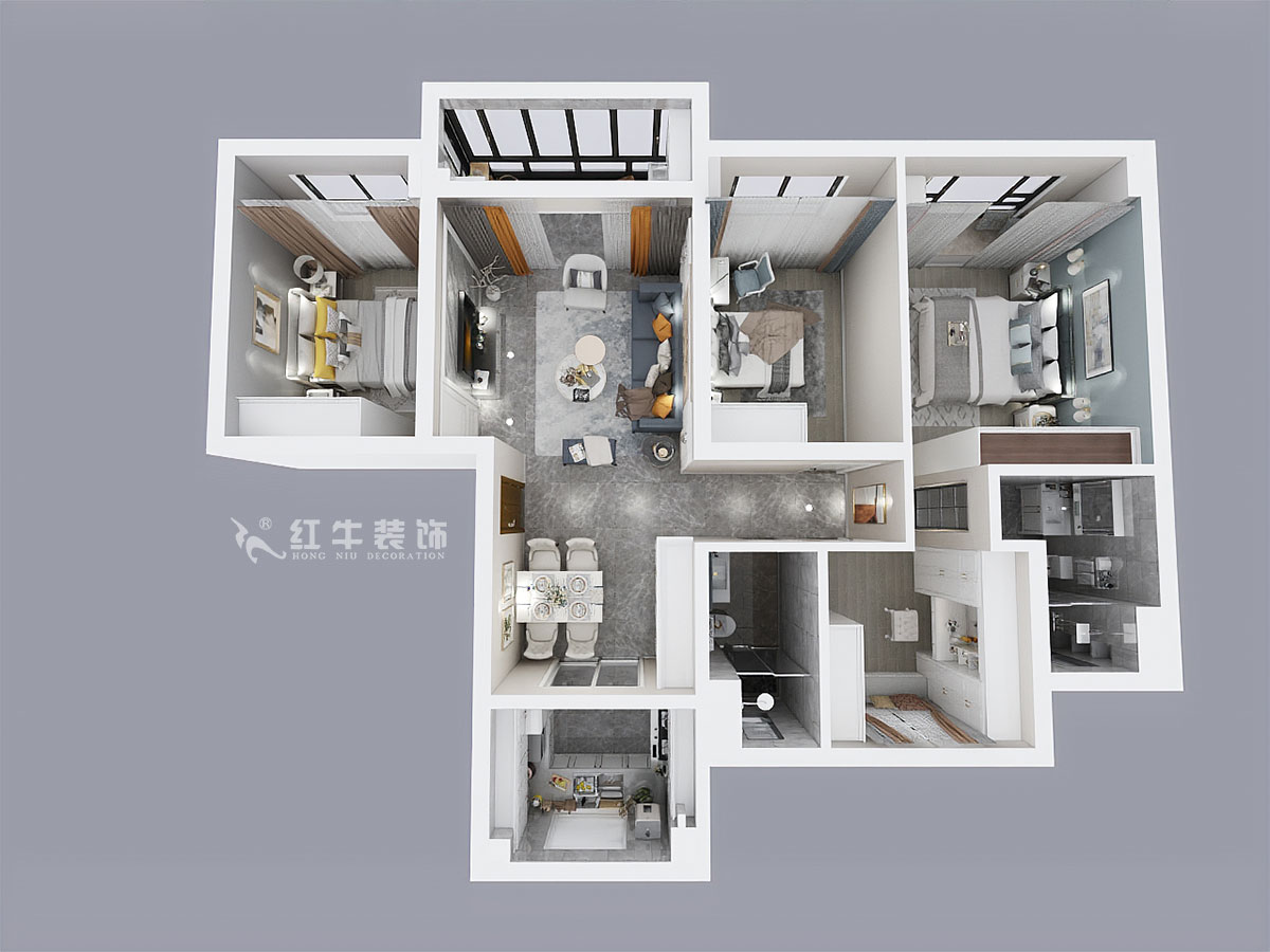 賈庭_寶華碧桂園大學印象25-1-502室-109㎡-簡歐輕奢風格_3室2廳2衛(wèi)(精裝修重新裝修)_定制家¥149148_全包14