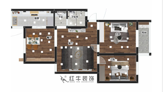 劉曉芳_月苑四村1-3-306-93㎡-現(xiàn)代風(fēng)格_2室2廳1衛(wèi)(老房裝修)_定制家¥122000_全包12