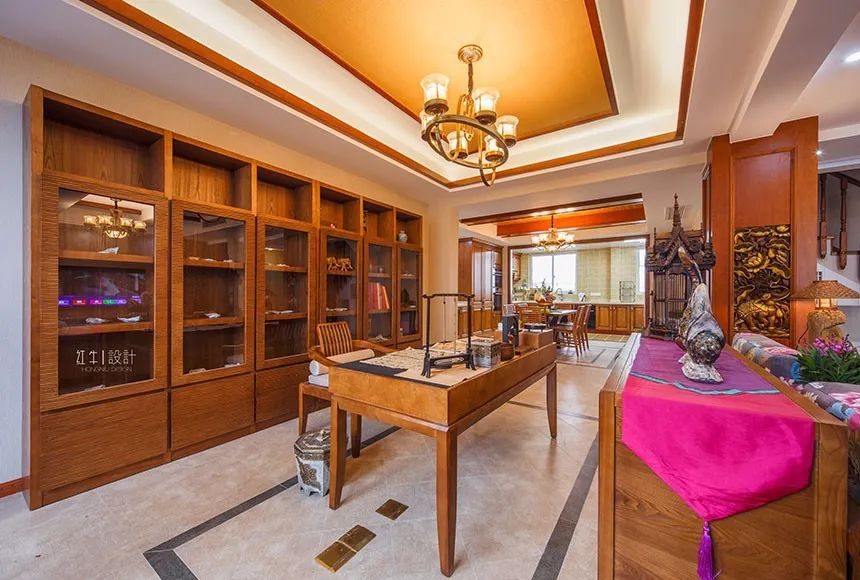 紅牛設計 · 大宅--260㎡ · 東南亞風格 · 頤和美地西園02