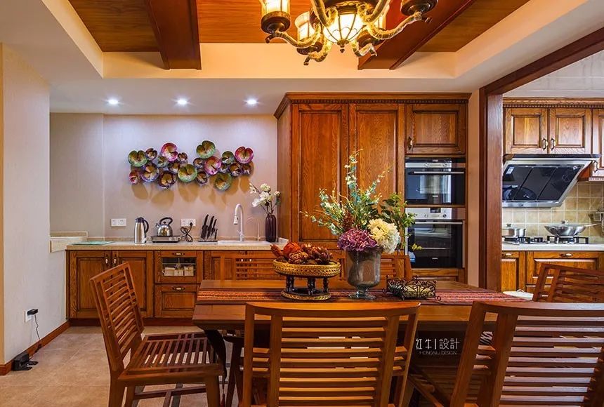 紅牛設計 · 大宅--260㎡ · 東南亞風格 · 頤和美地西園03