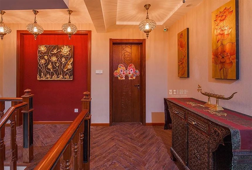 紅牛設計 · 大宅--260㎡ · 東南亞風格 · 頤和美地西園07