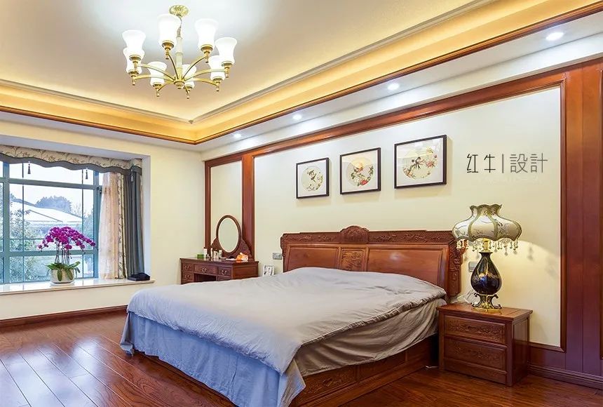 吳波_紅牛設(shè)計(jì) · 大宅--280㎡ · 中式古典風(fēng)格 · 湯山東湖麗島12