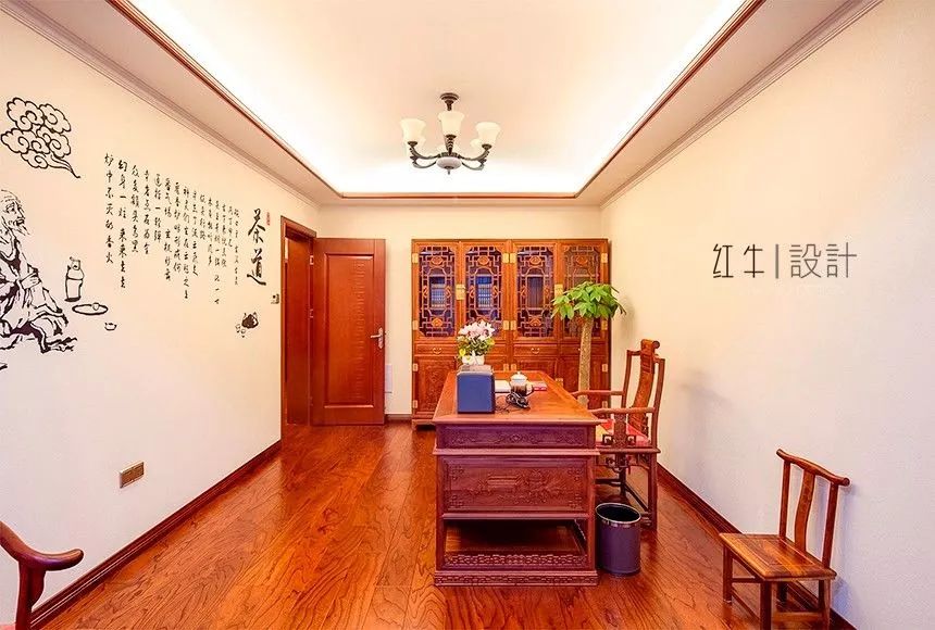 吳波_紅牛設(shè)計(jì) · 大宅--280㎡ · 中式古典風(fēng)格 · 湯山東湖麗島13