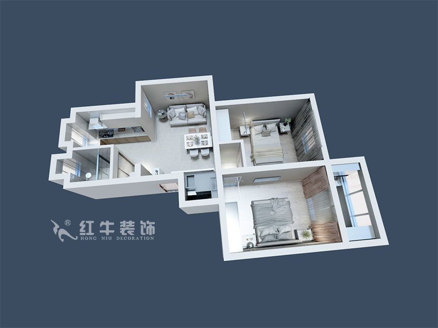 劉曉芳_寧棲園6-2-703-63㎡-現(xiàn)代風格_2室2廳1衛(wèi)(老房裝修)_定制家¥93000_全包9