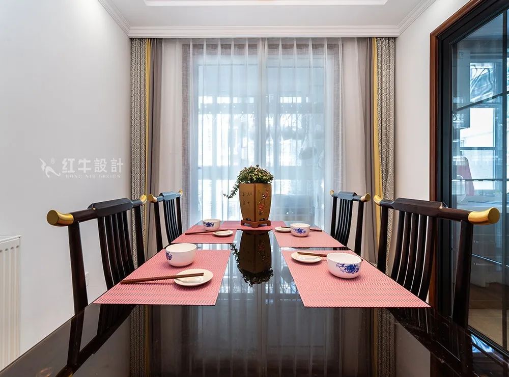 吳波_香格里拉東苑136㎡簡美風格--喜歡深色家具的看過來03