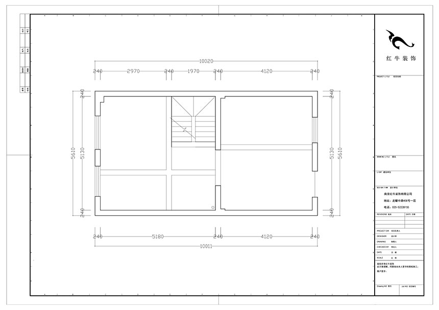 陸利民_香地美舍602-156㎡-新中式風格_5室2廳3衛(wèi)(新房裝修)_定制家¥208000_全包25萬00_01一層原始結構圖
