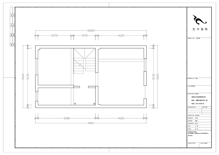 陸利民_香地美舍602-156㎡-新中式風格_5室2廳3衛(wèi)(新房裝修)_定制家¥208000_全包25萬00_02二層原始結構圖