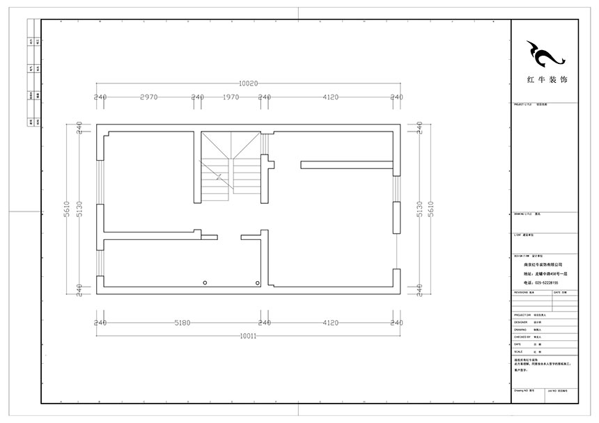 陸利民_香地美舍602-156㎡-新中式風格_5室2廳3衛(wèi)(新房裝修)_定制家¥208000_全包25萬00_03三層原始結構圖