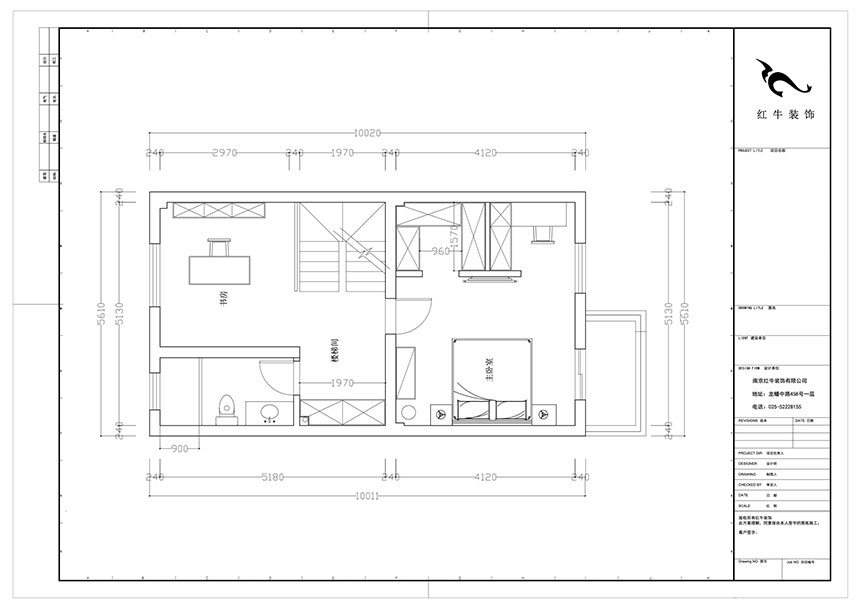 陸利民_香地美舍602-156㎡-新中式風格_5室2廳3衛(wèi)(新房裝修)_定制家¥208000_全包25萬00_06二層平面布置圖