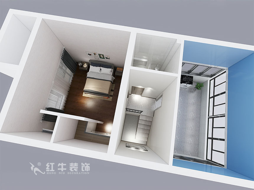 陸利民_香地美舍602-156㎡-新中式風格_5室2廳3衛(wèi)(新房裝修)_定制家¥208000_全包25萬00_16四樓鳥瞰圖