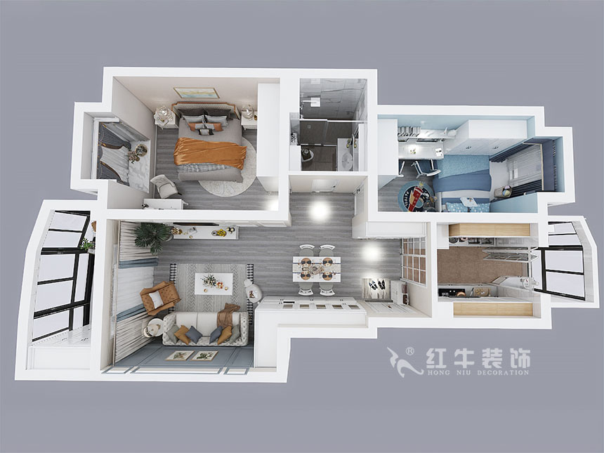 劉萍萍_風(fēng)光里34-122-402-90㎡-簡歐風(fēng)格_3室2廳1衛(wèi)(老房裝修)_定制家¥124700_全包12