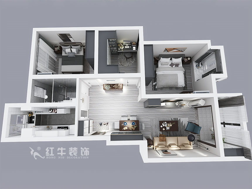 吳波_華匯康城23-404-105㎡-現(xiàn)代風(fēng)格_3室2廳1衛(wèi)(舊房裝修)_定制家¥155943_全包15