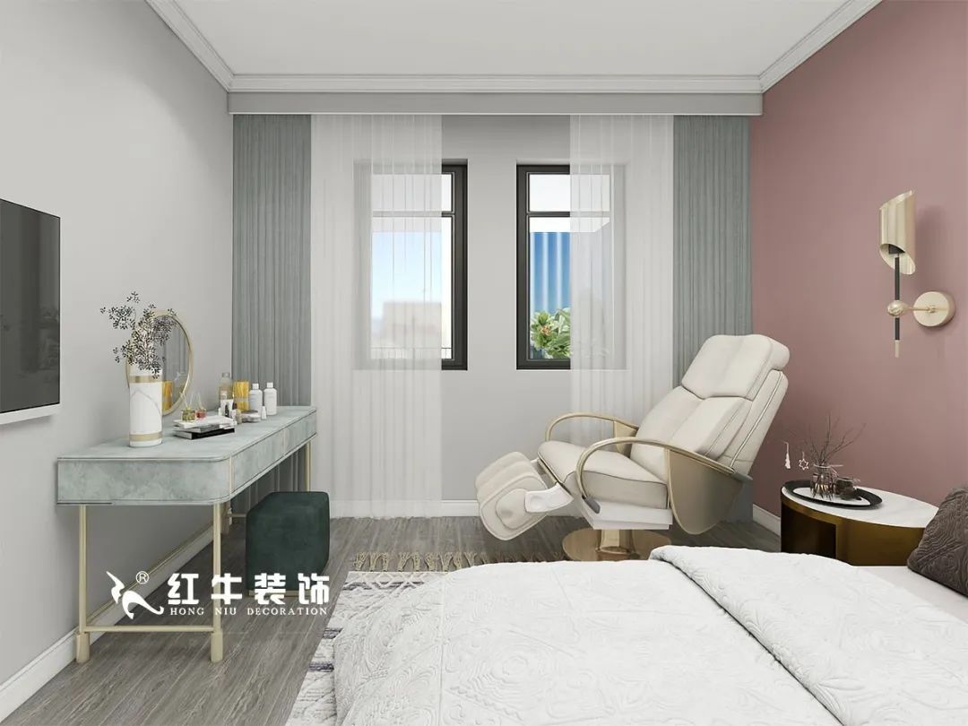 劉萍萍_仙龍灣山莊90㎡輕奢風(fēng)格｜加入一點(diǎn)金屬線條，這個(gè)家高級(jí)又溫柔！09