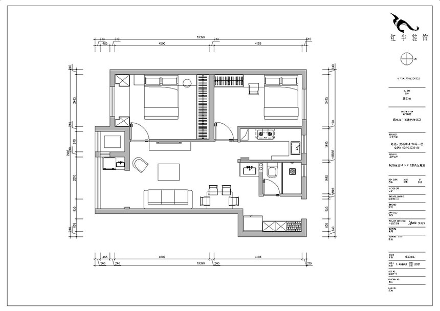 朱明琪_紫楊佳園24-3-910-87㎡-現(xiàn)代簡(jiǎn)約風(fēng)格_2室2廳1衛(wèi)(新房裝修)_成品家¥120000_全包10萬(wàn)00_02平面布置圖