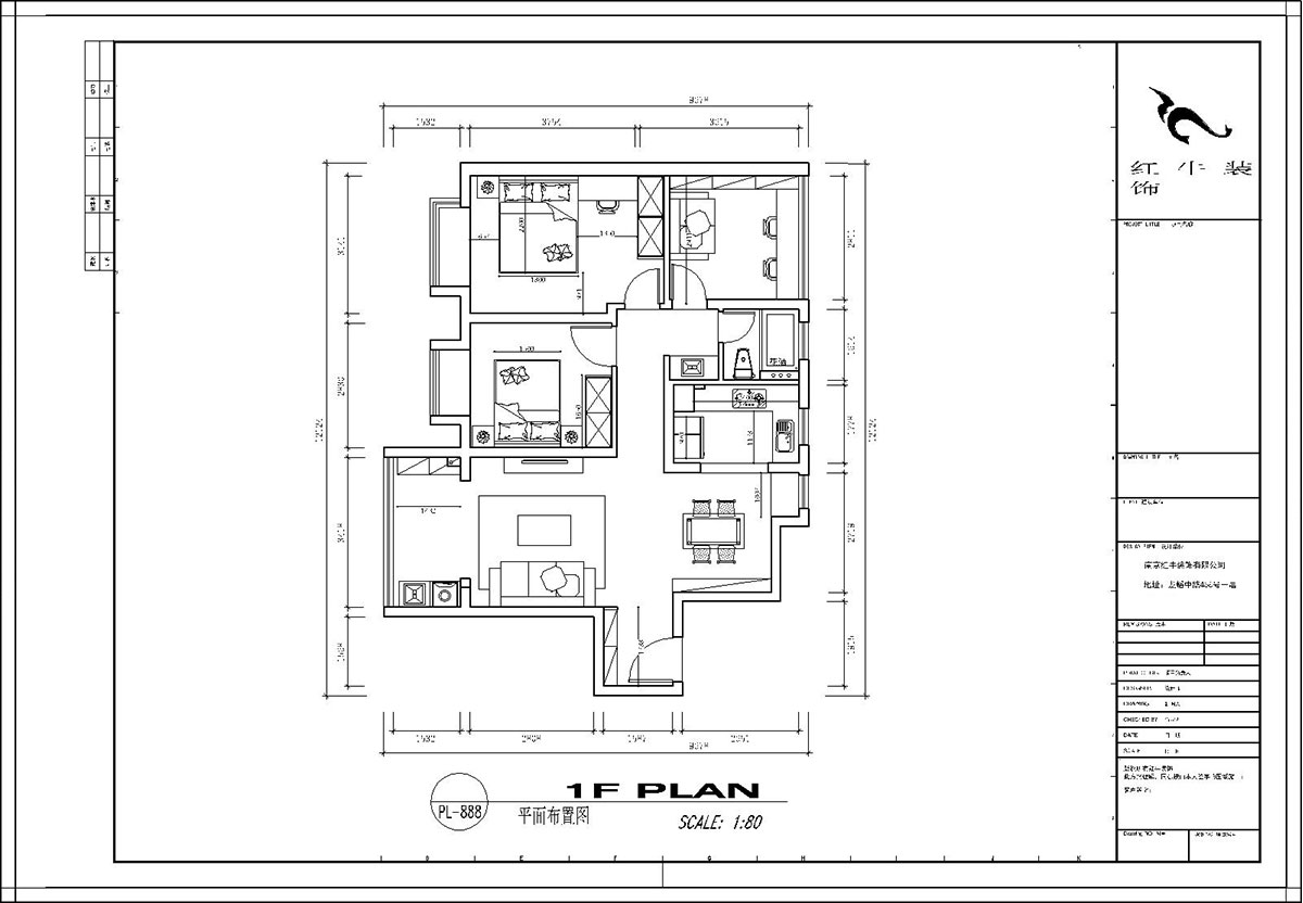 顧娟|榮盛雋峰18-2404-102㎡-現(xiàn)代風(fēng)格|3室2廳1衛(wèi)|新房裝修|定制家¥139500|全包13萬|00_02平面布置圖