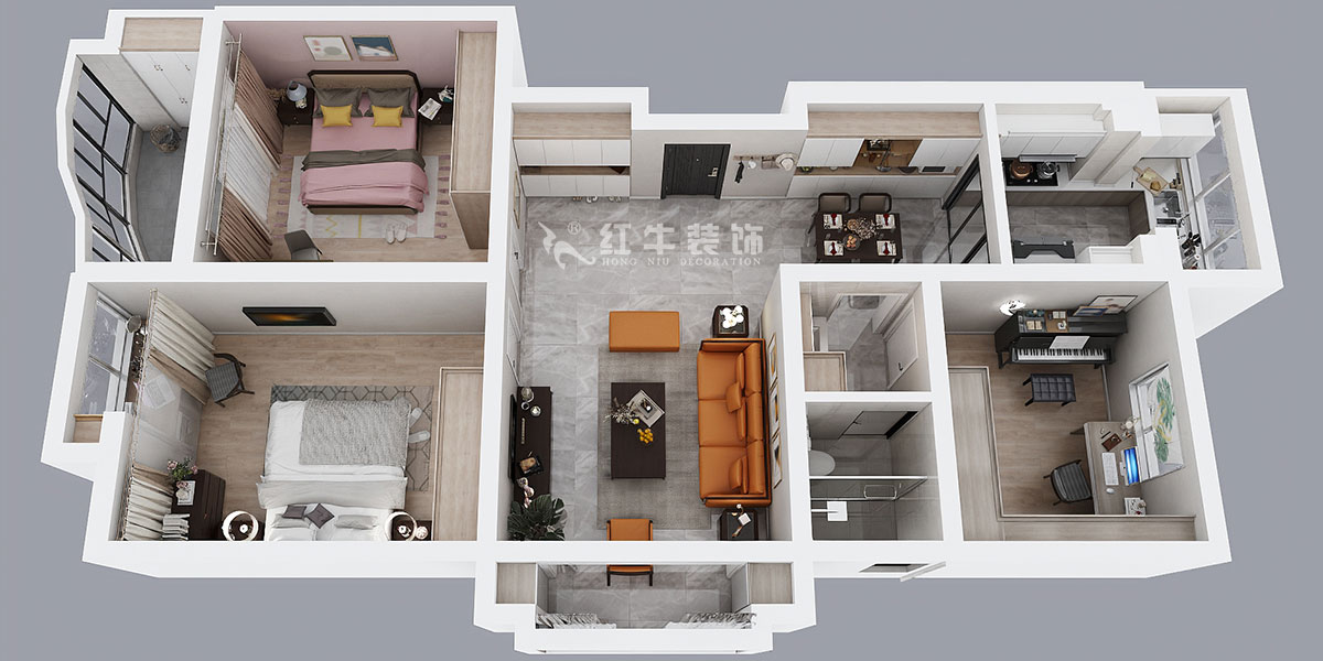 劉萍萍|石城家園5-1-301-109㎡-簡約風(fēng)格|3室2廳1衛(wèi)|老房裝修|定制家¥147670|全包14